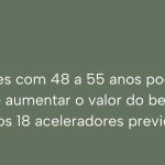 Homens e mulheres com 48 a 55 anos podem antecipar a aposentadoria